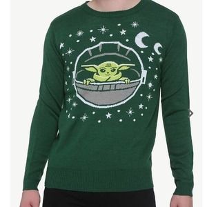 Small unisex The Child mandolorian sweater baby Yoda grogu Star wars Christmas
